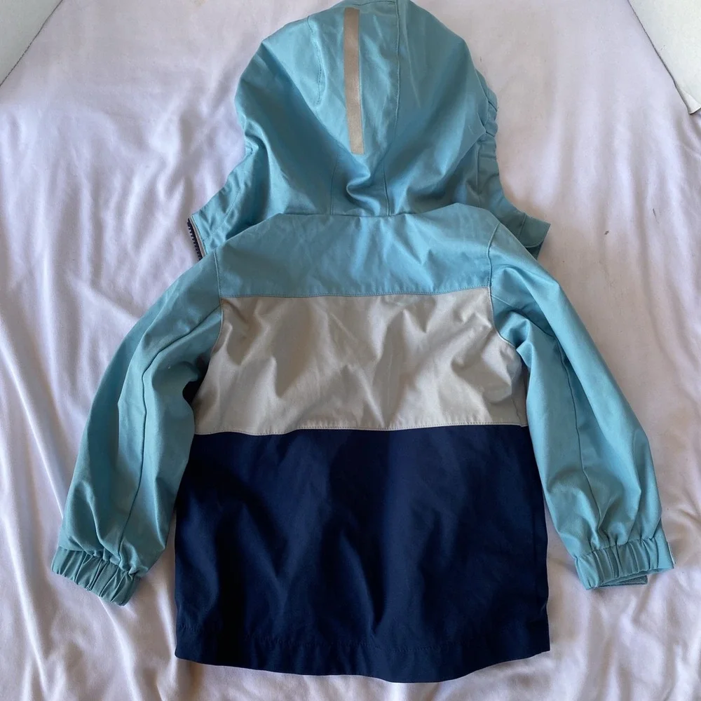 Swiss Tech Toddler Kids Heavyweight Hooded Jacket Multi Blue/WhiteSize 3T - Picture 7 of 7